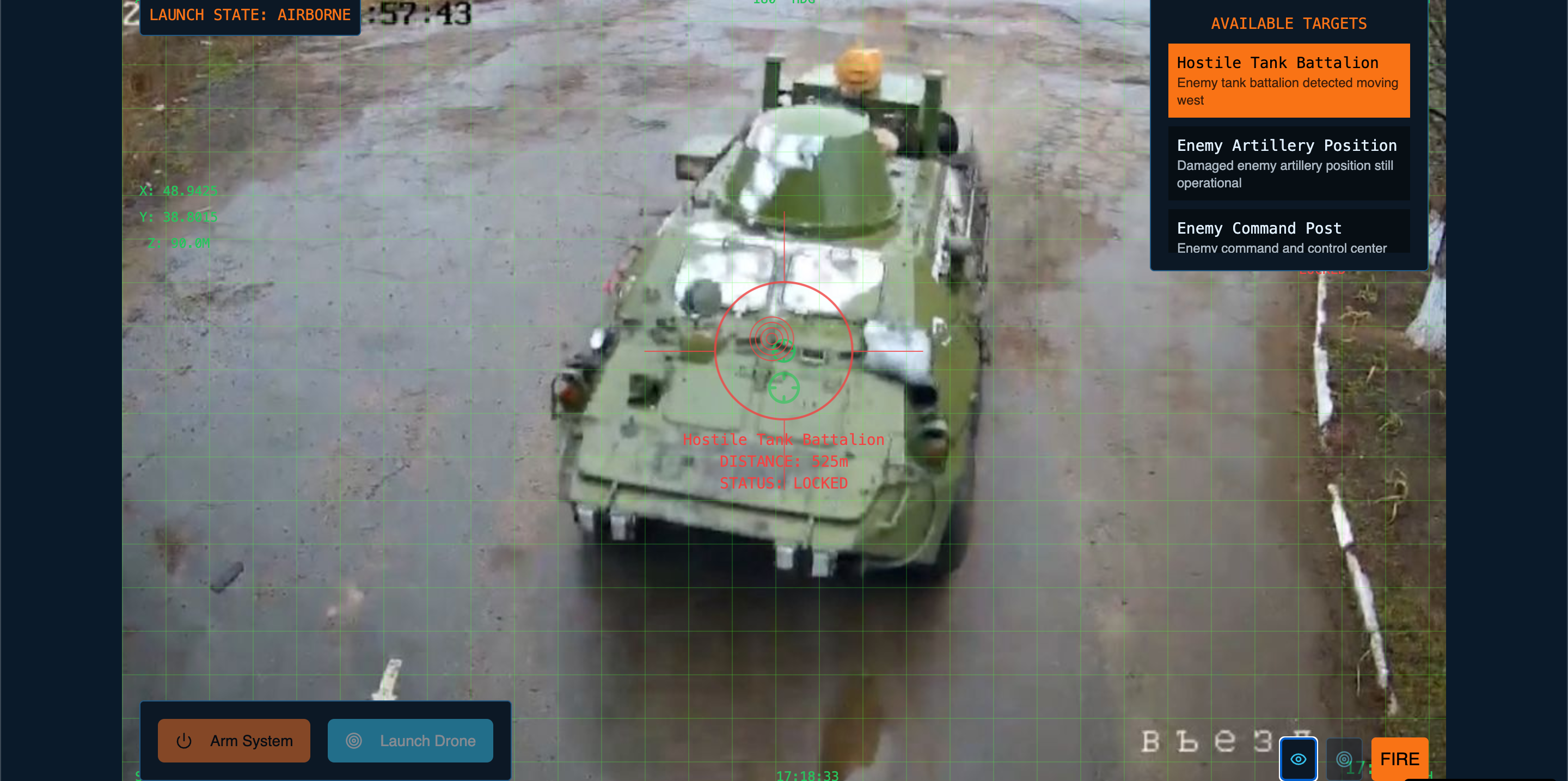 Pilot First Person View Interface
